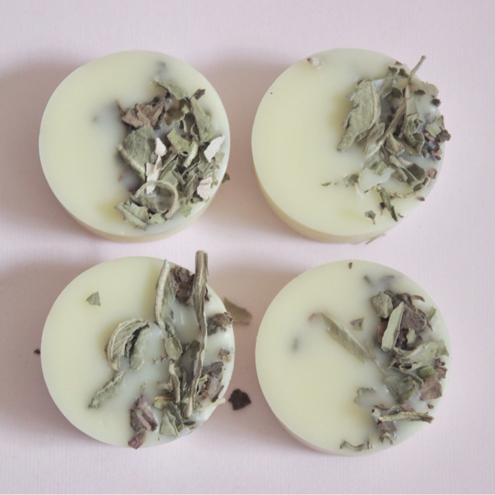 Handmade Fairy Moss Wax Melts with Essential Oils and Beeswax